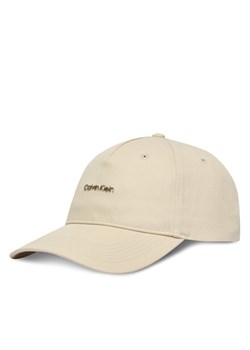 Calvin Klein Czapka z daszkiem Coton Twill Standard Logo Hw Cap LV04D5080G Biały ze sklepu MODIVO w kategorii Czapki z daszkiem męskie - zdjęcie 189179220