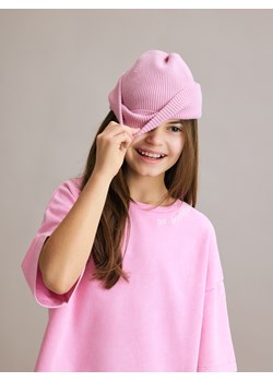 Reserved - Bawełniana czapka - różowy ze sklepu Reserved w kategorii Czapki dziecięce - zdjęcie 189180374