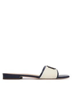 Klapki LAUREN RALPH LAUREN Everley Sld2 802P04395001 Écru ze sklepu eobuwie.pl w kategorii Klapki damskie - zdjęcie 189180931