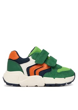 Sneakersy Geox B Flexyper Mini Boy B656GC 01422 C0587 M Zielony ze sklepu eobuwie.pl w kategorii Buty sportowe dziecięce - zdjęcie 189180953