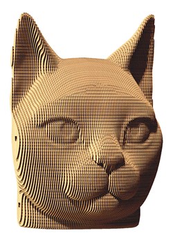 Cartonic Puzzle 3D "Cat" w kolorze jasnobrązowym ze sklepu Limango Polska w kategorii Puzzle - zdjęcie 189181274