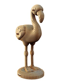 Cartonic Puzzle 3D "Flamingo" w kolorze jasnobrązowym ze sklepu Limango Polska w kategorii Puzzle - zdjęcie 189181314
