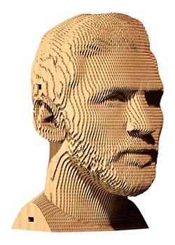 Cartonic Puzzle 3D "Lionel Messi" w kolorze jasnobrązowym ze sklepu Limango Polska w kategorii Puzzle - zdjęcie 189181360