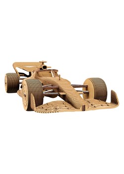 Cartonic Puzzle 3D "Racing Car" w kolorze jasnobrązowym ze sklepu Limango Polska w kategorii Puzzle - zdjęcie 189181420