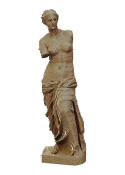 Cartonic Puzzle 3D "Venus de Milo" w kolorze jasnobrązowym ze sklepu Limango Polska w kategorii Puzzle - zdjęcie 189181462