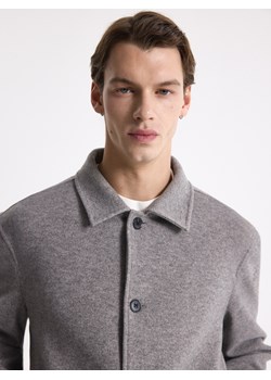 Reserved - Kurtka koszulowa z kołnierzem - jasnoszary ze sklepu Reserved w kategorii Kurtki męskie - zdjęcie 189182112