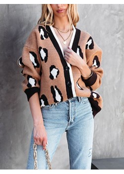 LA Angels Kardigan w kolorze beżowo-czarnym ze sklepu Limango Polska w kategorii Swetry damskie - zdjęcie 189183442