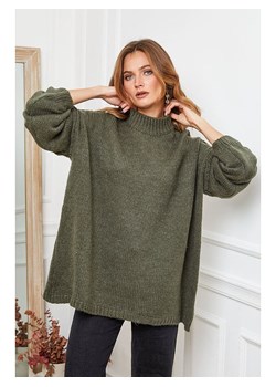 Joséfine Sweter "Ladem" w kolorze khaki ze sklepu Limango Polska w kategorii Swetry damskie - zdjęcie 189183560