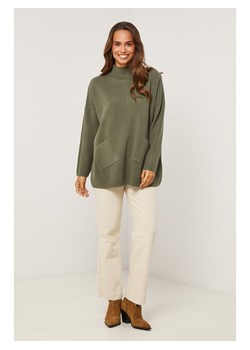 Soft Cashmere Sweter w kolorze khaki ze sklepu Limango Polska w kategorii Swetry damskie - zdjęcie 189184264