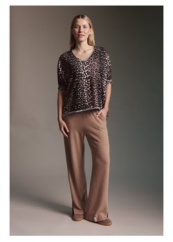 Cotton Candy Koszulka w kolorze jasnobrązowo-czarnym ze sklepu Limango Polska w kategorii Bluzki damskie - zdjęcie 189184402