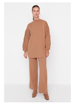 trendyol 2-częściowy zestaw w kolorze beżowym ze sklepu Limango Polska w kategorii Swetry damskie - zdjęcie 189184564