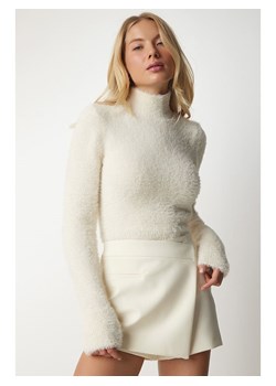 Happiness Istanbul Sweter w kolorze kremowym ze sklepu Limango Polska w kategorii Swetry damskie - zdjęcie 189184681