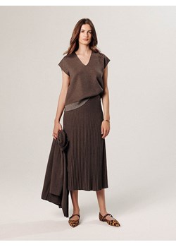 Rodier Bezrękawnik w kolorze brązowym ze sklepu Limango Polska w kategorii Swetry damskie - zdjęcie 189184723