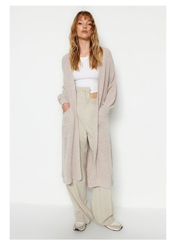 trendyol Kardigan w kolorze beżowym ze sklepu Limango Polska w kategorii Swetry damskie - zdjęcie 189184963