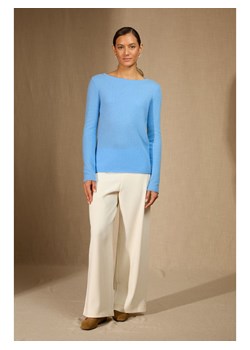 Perfect Cashmere Kaszmirowy sweter "Megan" w kolorze błękitnym ze sklepu Limango Polska w kategorii Swetry damskie - zdjęcie 189185190
