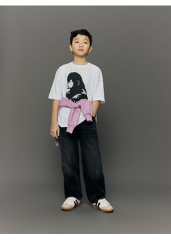 Reserved - Jeansy baggy z łańcuchem - czarny ze sklepu Reserved w kategorii T-shirty chłopięce - zdjęcie 189185924