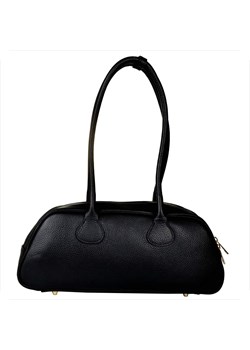 Borse in pelle skórzana torba czarna typu jamnik kuferek ze sklepu melon.pl w kategorii Torebki bagietki - zdjęcie 189186212