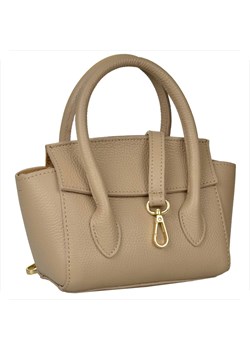 Borse in pelle mała skórzana listonoszka beżowa ze sklepu melon.pl w kategorii Listonoszki - zdjęcie 189186274