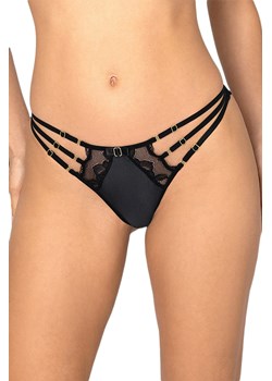 Róża Halika stringi czarny ze sklepu kontri.pl w kategorii Majtki damskie - zdjęcie 189186594