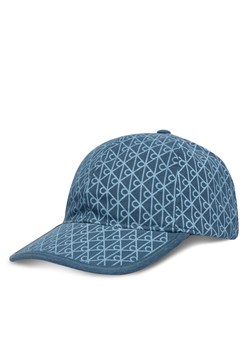 Calvin Klein Czapka z daszkiem Emblem Print W Leather Patch Cap LV04D5029G Niebieski ze sklepu MODIVO w kategorii Czapki z daszkiem męskie - zdjęcie 189187894