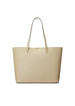 LAUREN RALPH LAUREN Torebka 431911655015 Beżowy ze sklepu MODIVO w kategorii Torby Shopper bag - zdjęcie 189187910