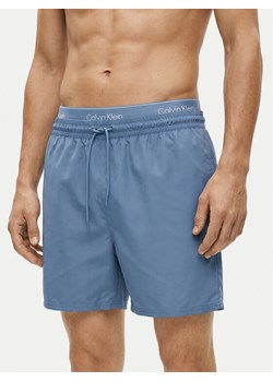Calvin Klein Swimwear Szorty kąpielowe LV00N61023 Niebieski Regular Fit ze sklepu MODIVO w kategorii Kąpielówki - zdjęcie 189187911