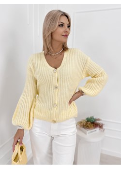kardigan nashville żółty one size ze sklepu UBRA w kategorii Swetry damskie - zdjęcie 189188624