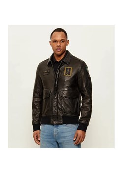 Aeronautica Militare Skórzana kurtka | Regular Fit ze sklepu Gomez Fashion Store w kategorii Kurtki męskie - zdjęcie 189189614