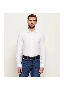 HUGO Koszula Kenno | Slim Fit | z dodatkiem lnu ze sklepu Gomez Fashion Store w kategorii Koszule męskie - zdjęcie 189189663