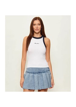 Guess Jeans Top RINGER | Slim Fit ze sklepu Gomez Fashion Store w kategorii Bluzki damskie - zdjęcie 189189684