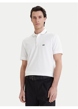 Armani Exchange Polo XM001289 AF10363 U0009 Biały Regular Fit ze sklepu MODIVO w kategorii T-shirty męskie - zdjęcie 189191253