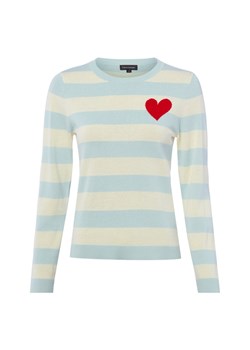 Franco Callegari Sweter damski z dzianiny Kobiety Bawełna (100%) jasnoniebieski w paski ze sklepu vangraaf w kategorii Swetry damskie - zdjęcie 189192010