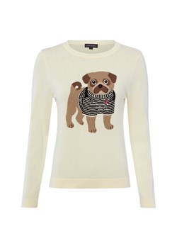 Franco Callegari Sweter damski z dzianiny Kobiety Bawełna (100%) waniliowy nadruk ze sklepu vangraaf w kategorii Swetry damskie - zdjęcie 189192014