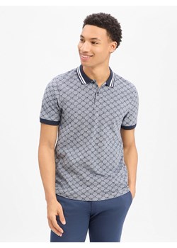 JOOP! Męska koszulka polo - Jessino Mężczyźni Bawełna (100%) granatowy wzorzysty ze sklepu vangraaf w kategorii T-shirty męskie - zdjęcie 189192022