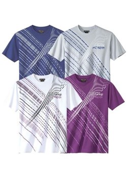 Zestaw 4 koszulek Sportmen ze sklepu Atlas For Men w kategorii T-shirty męskie - zdjęcie 189192090