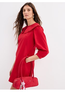 Mohito - Sukienka mini z ozdobnym kołnierzem - czerwony ze sklepu Mohito w kategorii Sukienki - zdjęcie 189192130