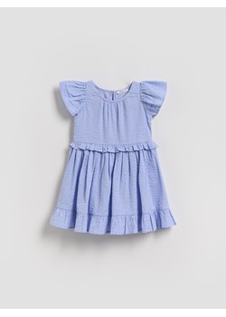 Reserved - Bawełniana sukienka - lawendowy ze sklepu Reserved w kategorii Sukienki dziewczęce - zdjęcie 189192324