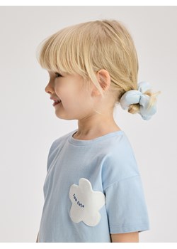 Reserved - T-shirt z naszywką 3d - jasnoniebieski ze sklepu Reserved w kategorii Bluzki dziewczęce - zdjęcie 189192433