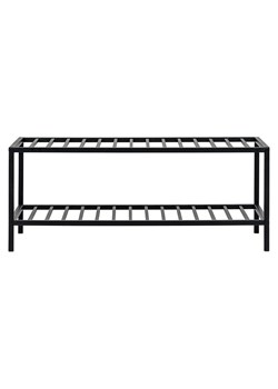 House Nordic Regał "Vita" w kolorze czarnym na buty - 79 x 32 x 34 cm ze sklepu Limango Polska w kategorii Szafy - zdjęcie 189194143