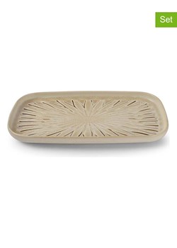 Salt and Pepper Talerze (4 szt.) "Orion" w kolorze beżowym do serwowania - 25 x 13 cm ze sklepu Limango Polska w kategorii Naczynia - zdjęcie 189194162