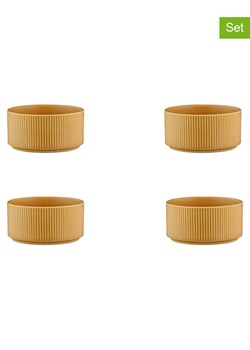 Björn Miski (4 szt.) "Scandi" w kolorze musztardowym do serwowania - Ø 12 cm ze sklepu Limango Polska w kategorii Naczynia - zdjęcie 189194741