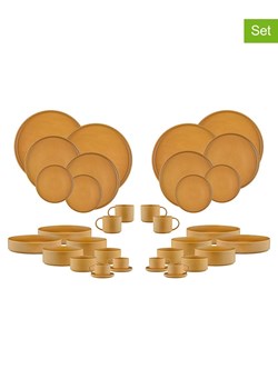 Björn 36-częściowy zestaw "Scandi" w kolorze musztardowym ze sklepu Limango Polska w kategorii Naczynia - zdjęcie 189194804