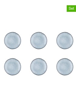 Björn Talerzyki deserowe (6 szt.) "Cloud" w kolorze szaroniebieskim - Ø 16 cm ze sklepu Limango Polska w kategorii Naczynia - zdjęcie 189195623