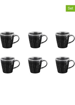 Björn Kubki (6 szt.) "Moon" w kolorze czarnym do kawy - 400 ml ze sklepu Limango Polska w kategorii Dzbanki i zaparzacze - zdjęcie 189196122