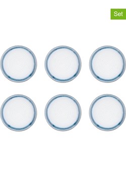 Björn Talerzyki deserowe (6 szt.) "Cosmos" w kolorze biało-niebieskim - Ø 21,5 cm ze sklepu Limango Polska w kategorii Naczynia - zdjęcie 189196192