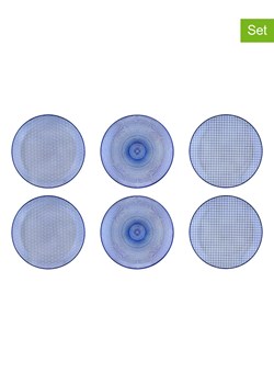 Björn Talerze obiadowe (6 szt.) "Dark" w kolorze granatowym - Ø 26 cm ze sklepu Limango Polska w kategorii Naczynia - zdjęcie 189196423