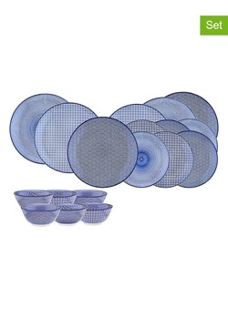 Björn 18-częściowy zestaw "Dark" w kolorze granatowym ze sklepu Limango Polska w kategorii Naczynia - zdjęcie 189196431