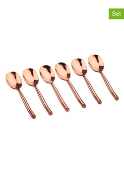 Björn Łyżeczki (6 szt.) "Knut" w kolorze miedzianym do kawy - dł. 14 cm ze sklepu Limango Polska w kategorii Sztućce - zdjęcie 189196811