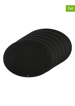 Björn Podkładki (6 szt.) w kolorze czarnym - 45 x 33 cm ze sklepu Limango Polska w kategorii Podkładki na stół - zdjęcie 189197441