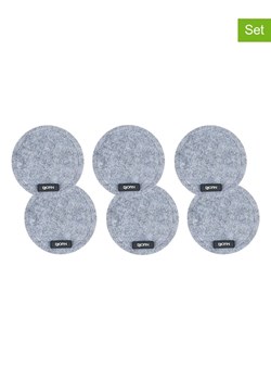 Björn Podstawki (6 szt.) w kolorze szarym - Ø 10 cm ze sklepu Limango Polska w kategorii Akcesoria kuchenne - zdjęcie 189197471